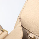 GUCCI Bamboo Shoulder Bag Leather Beige Gold 001 113 1529 Auth ep16289-27