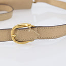 GUCCI Bamboo Shoulder Bag Leather Beige Gold 001 113 1529 Auth ep16289-9
