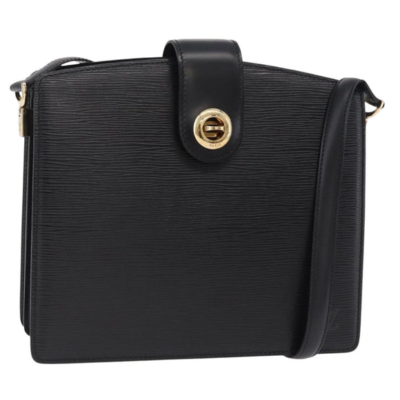 LOUIS VUITTON Epi Capuchin Shoulder Bag Black M52342 LV Auth ep16291A