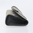 GUCCI GG Supreme Sherry Line Clutch Bag PVC Navy Gold 89 01 030 Auth ep16293-4