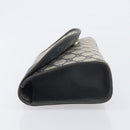 GUCCI GG Supreme Sherry Line Clutch Bag PVC Navy Gold 89 01 030 Auth ep16293-5