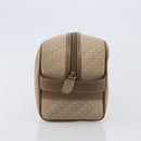 GUCCI Pouch Canvas Beige Gold Auth ep16295-5