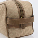 GUCCI Pouch Canvas Beige Gold Auth ep16295-7