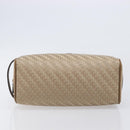 GUCCI Pouch Canvas Beige Gold Auth ep16295-9