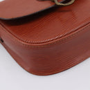 LOUIS VUITTON Epi Saint Cloud PM Shoulder Bag Brown M52213 LV Auth ep16296-11