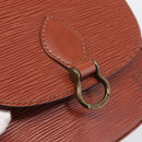 LOUIS VUITTON Epi Saint Cloud PM Shoulder Bag Brown M52213 LV Auth ep16296-15