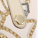 GUCCI Tote Bag Satin White Gold 153361 Auth ep16297-21