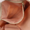 GUCCI Tote Bag Satin White Gold 153361 Auth ep16297-28