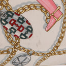 GUCCI Tote Bag Satin White Gold 153361 Auth ep16297-3