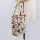 GUCCI Tote Bag Satin White Gold 153361 Auth ep16297-30
