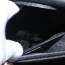 GUCCI Bamboo Hand Bag Leather Suede Black Gold 002 1186 0260 Auth ep16298-25