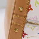 LOUIS VUITTON Monogram Multicolor Alma Hand Bag White M92647 LV Auth ep16304V-19