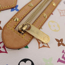 LOUIS VUITTON Monogram Multicolor Alma Hand Bag White M92647 LV Auth ep16304V-24