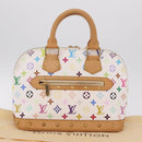 LOUIS VUITTON Monogram Multicolor Alma Hand Bag White M92647 LV Auth ep16304V-12