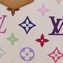 LOUIS VUITTON Monogram Multicolor Alma Hand Bag White M92647 LV Auth ep16304V-3