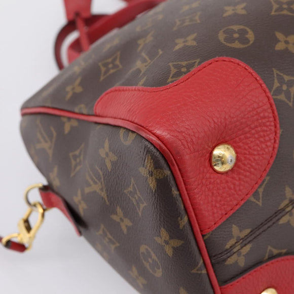 LOUIS VUITTON Monogram Retiro PM Hand Bag 2way Red M50057 LV Auth ep16305A