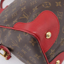 LOUIS VUITTON Monogram Retiro PM Hand Bag 2way Red M50057 LV Auth ep16305A-18