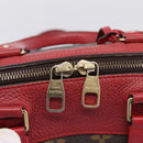LOUIS VUITTON Monogram Retiro PM Hand Bag 2way Red M50057 LV Auth ep16305A-19