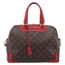 LOUIS VUITTON Monogram Retiro PM Hand Bag 2way Red M50057 LV Auth ep16305A-13