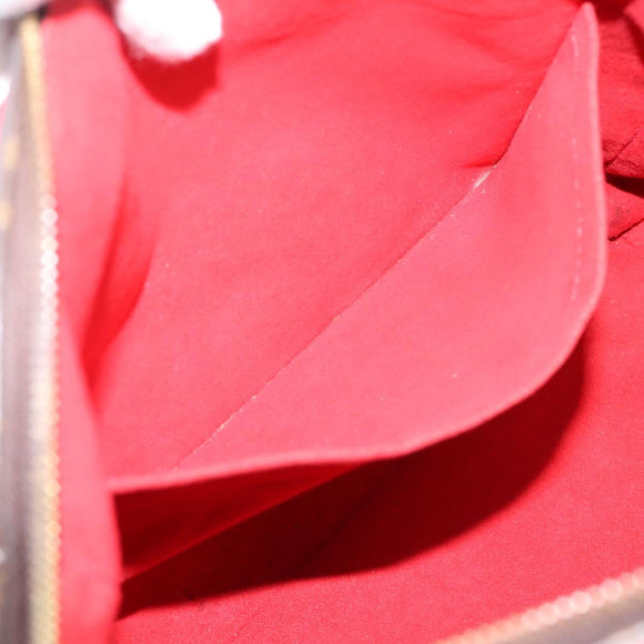 LOUIS VUITTON Monogram Retiro PM Hand Bag 2way Red M50057 LV Auth ep16305A