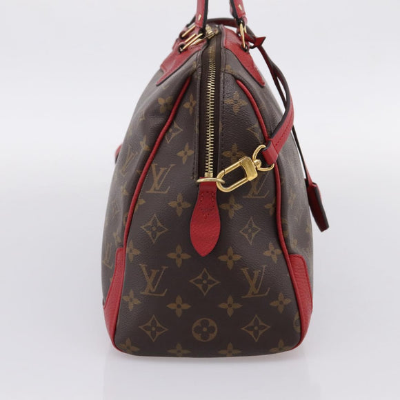 LOUIS VUITTON Monogram Retiro PM Hand Bag 2way Red M50057 LV Auth ep16305A