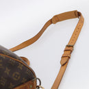 LOUIS VUITTON Monogram Keepall Bandouliere 55 Boston Bag M41414 LV Auth ep16307A-12
