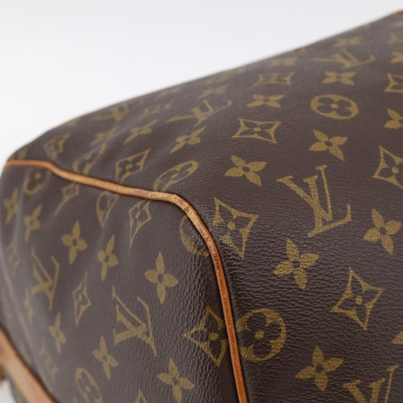 LOUIS VUITTON Monogram Keepall Bandouliere 55 Boston Bag M41414 LV Auth ep16307A