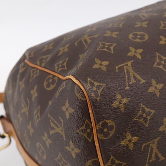 LOUIS VUITTON Monogram Keepall Bandouliere 55 Boston Bag M41414 LV Auth ep16307A