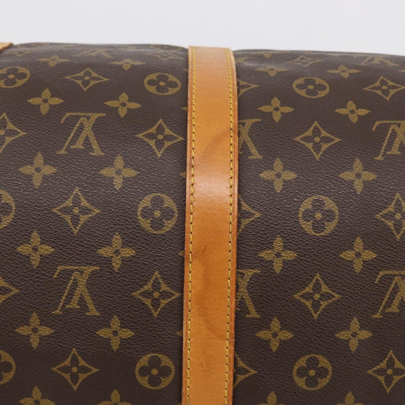 LOUIS VUITTON Monogram Keepall Bandouliere 55 Boston Bag M41414 LV Auth ep16307A