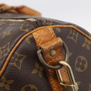 LOUIS VUITTON Monogram Keepall Bandouliere 55 Boston Bag M41414 LV Auth ep16307A-23
