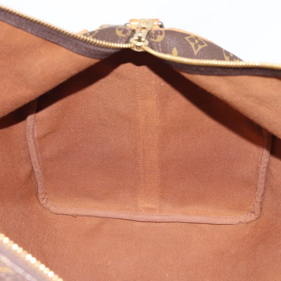 LOUIS VUITTON Monogram Keepall Bandouliere 55 Boston Bag M41414 LV Auth ep16307A
