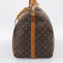 LOUIS VUITTON Monogram Keepall Bandouliere 55 Boston Bag M41414 LV Auth ep16307A-4