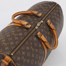 LOUIS VUITTON Monogram Keepall Bandouliere 55 Boston Bag M41414 LV Auth ep16307A-6