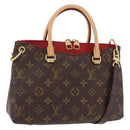 LOUIS VUITTON Monogram Palas BB Hand Bag 2way M41243 LV Auth ep16308M-1