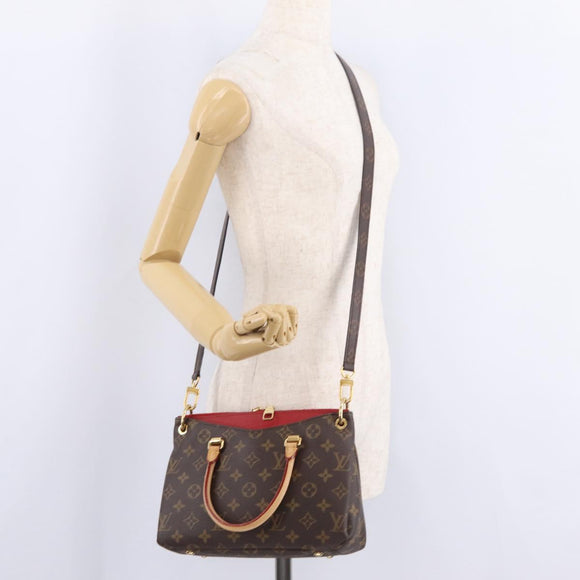 LOUIS VUITTON Monogram Palas BB Hand Bag 2way M41243 LV Auth ep16308M
