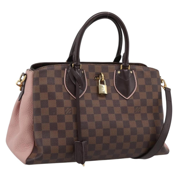 LOUIS VUITTON Damier Ebene Normandy Hand Bag 2way N41488 LV Auth ep16310A