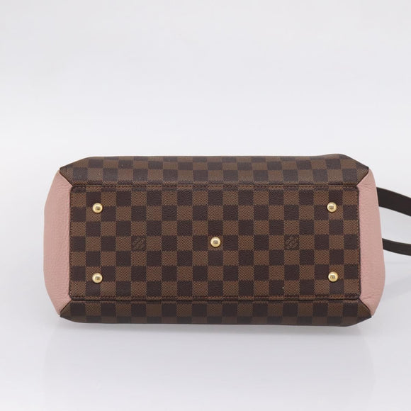 LOUIS VUITTON Damier Ebene Normandy Hand Bag 2way N41488 LV Auth ep16310A