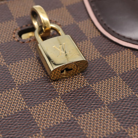 LOUIS VUITTON Damier Ebene Normandy Hand Bag 2way N41488 LV Auth ep16310A
