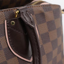LOUIS VUITTON Damier Ebene Normandy Hand Bag 2way N41488 LV Auth ep16310A-19
