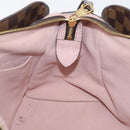 LOUIS VUITTON Damier Ebene Normandy Hand Bag 2way N41488 LV Auth ep16310A-23
