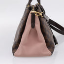LOUIS VUITTON Damier Ebene Normandy Hand Bag 2way N41488 LV Auth ep16310A-4