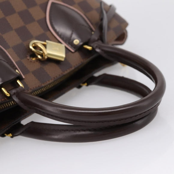 LOUIS VUITTON Damier Ebene Normandy Hand Bag 2way N41488 LV Auth ep16310A