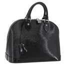 LOUIS VUITTON Epi Alma PM Hand Bag Enamel Noir Electric M4032N LV Auth ep16314-1