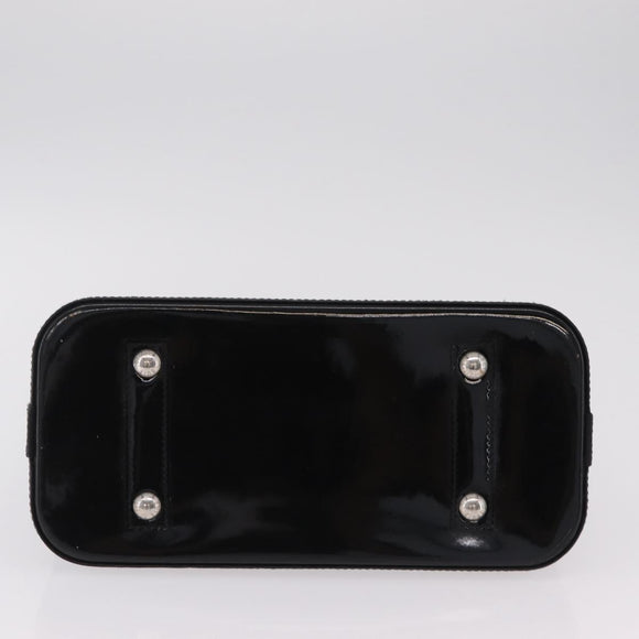 LOUIS VUITTON Epi Alma PM Hand Bag Enamel Noir Electric M4032N LV Auth ep16314