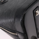 LOUIS VUITTON Epi Alma PM Hand Bag Enamel Noir Electric M4032N LV Auth ep16314-16