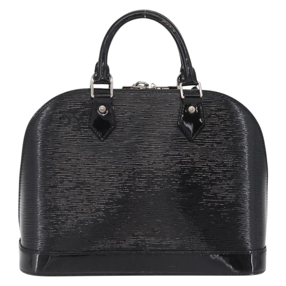 LOUIS VUITTON Epi Alma PM Hand Bag Enamel Noir Electric M4032N LV Auth ep16314
