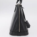 LOUIS VUITTON Epi Alma PM Hand Bag Enamel Noir Electric M4032N LV Auth ep16314-4