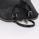 LOUIS VUITTON Epi Alma PM Hand Bag Enamel Noir Electric M4032N LV Auth ep16314-6