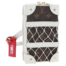 LOUIS VUITTON Monogram NBA Soft Trunk Phone Box Bag White M80102 Auth ep16316SAM-1