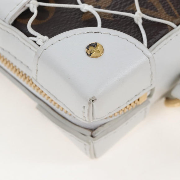 LOUIS VUITTON Monogram NBA Soft Trunk Phone Box Bag White M80102 Auth ep16316SAM